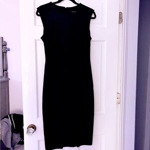 Banana Republic Classic Black Midi Dress
